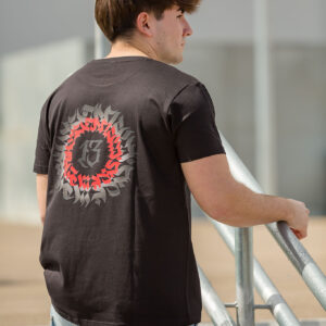 camiseta circulo oversize